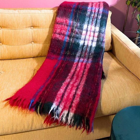 Vintage Mohair Blanket - Glen Cree Made in Scotland - Picture 1 of 9